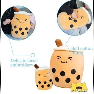 Source Unknown | Toys | 96 Inch Boba Plush Stuffed Bubble Tea Plushie
